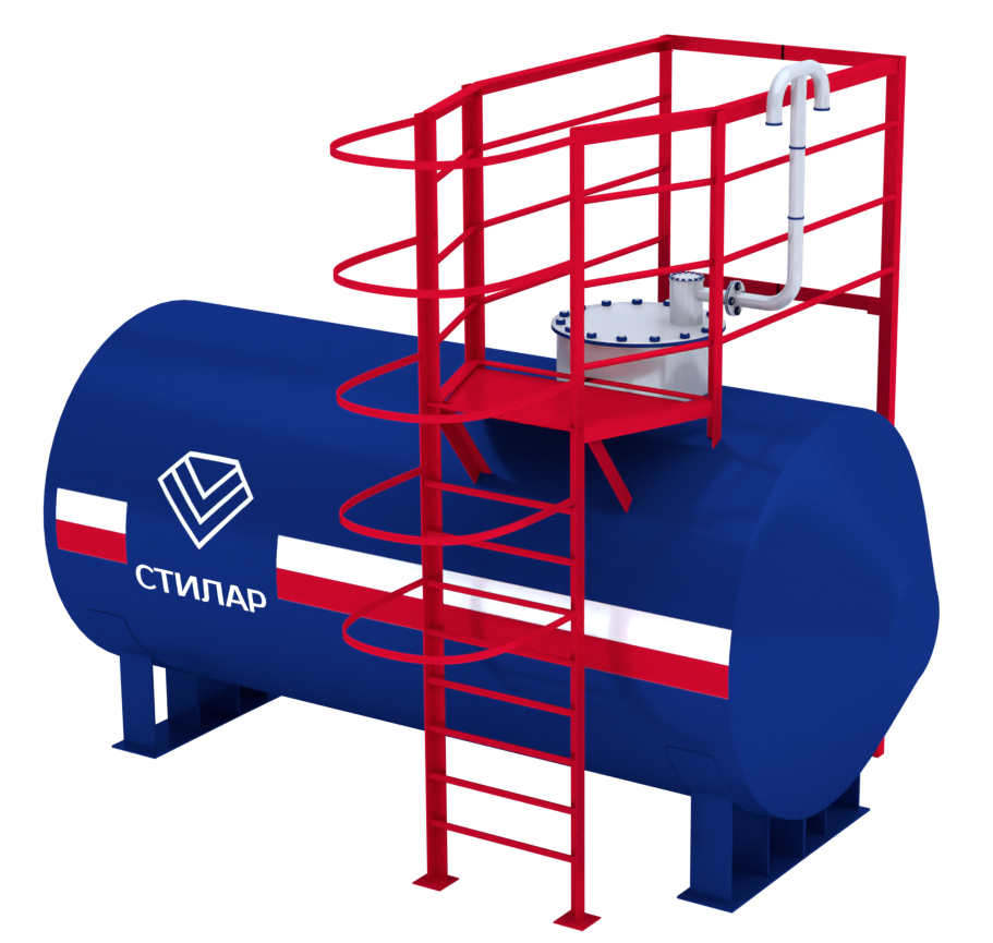 Горизонтальный резервуар РГСН для аварийного запаса воды 50 м³ от завода-производителя